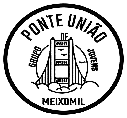 Emblema Ponte União grupo de jovens Meixomil