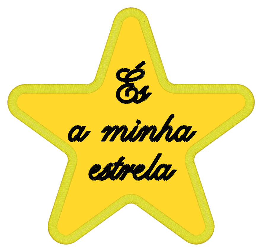 Emblema "És a minha estrela"