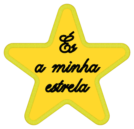 Emblema "És a minha estrela"