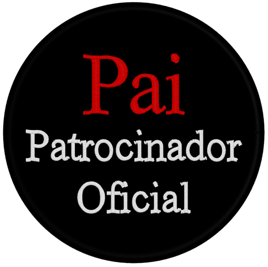 Emblema "Pai Patrocinador Oficial"