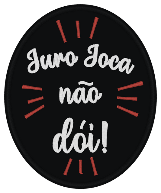 Emblema Juro Joca não dói