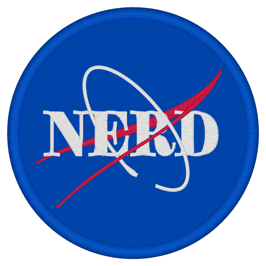 Emblema Nasa "Nerd"