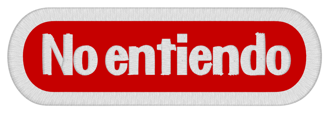 Emblema Nintendo "no entiendo"