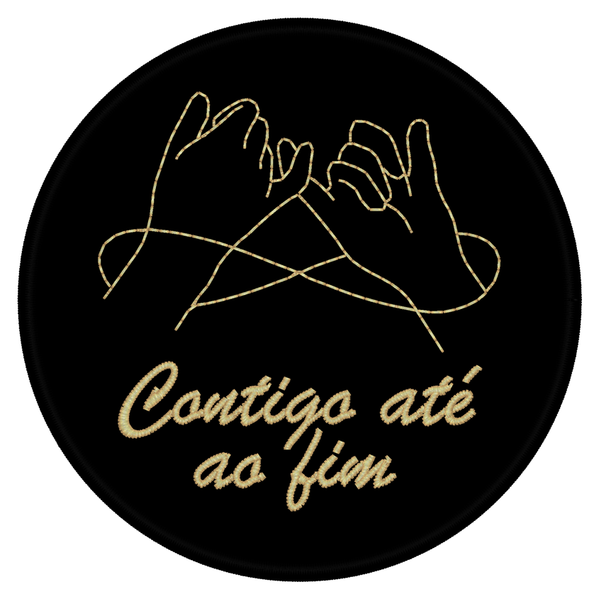 Emblema Contigo até ao fim