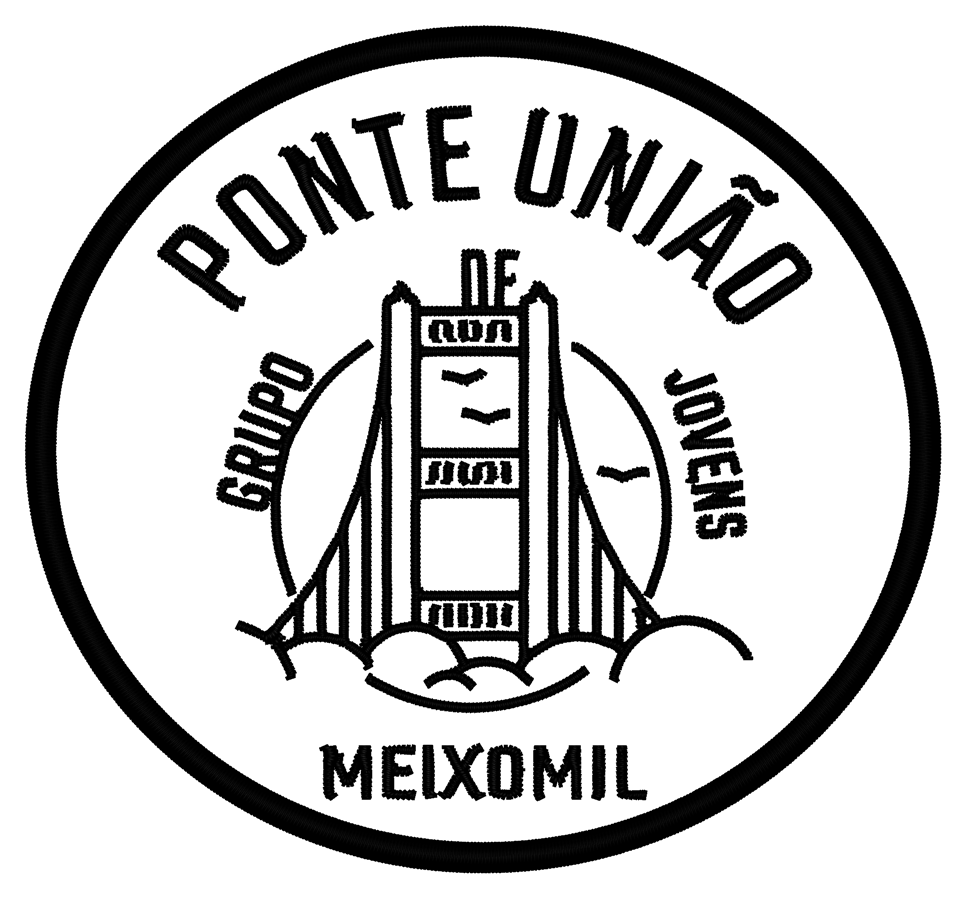 Emblema Ponte União grupo de jovens Meixomil