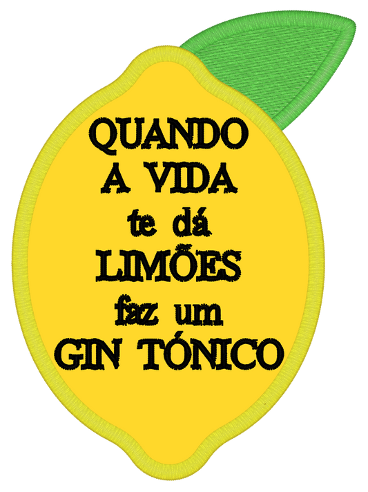 Emblema Quando a vida te dá limões