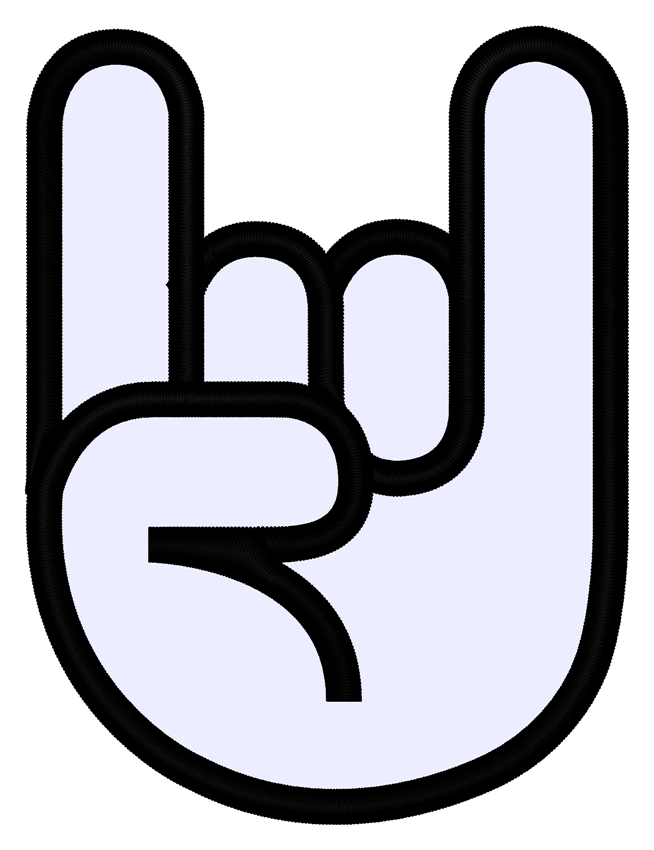 Emblema Rock n Roll simbol