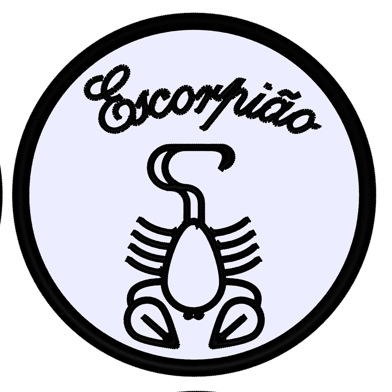 Emblema Signos Escorpião